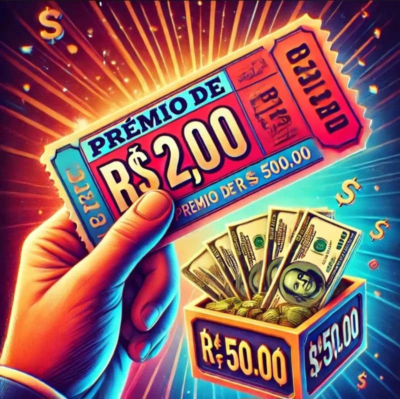 Imagem da campanha "Rifa Premiada"