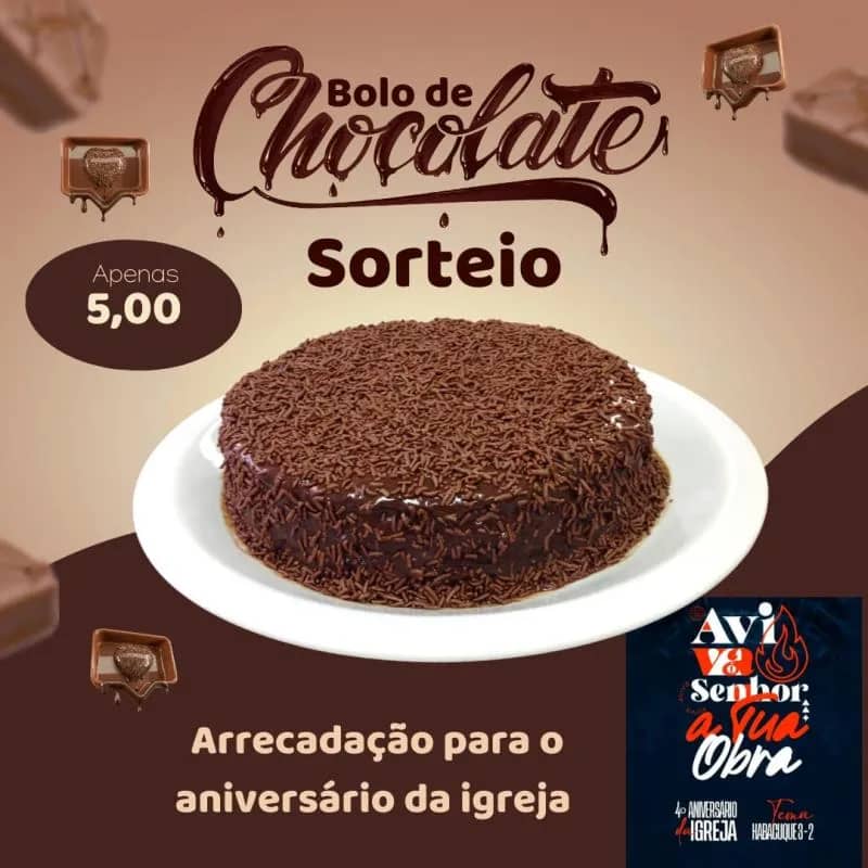 Imagem da campanha Bolo de chocolate