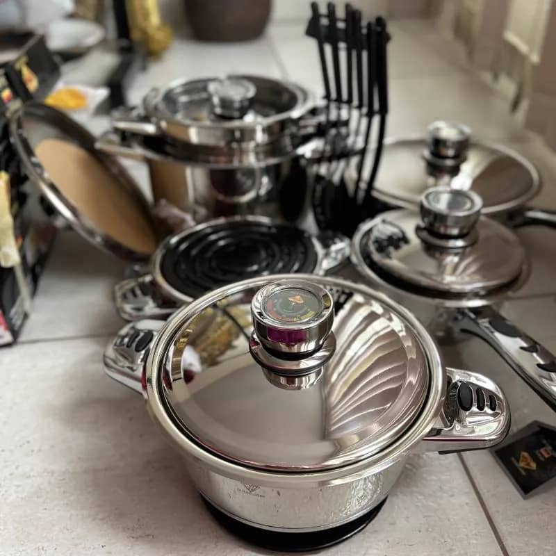 Imagem da campanha JOGO DE PANELA + FAQUEIRO