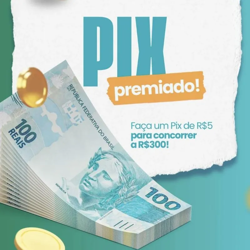 Imagem da campanha Pix premiado + extensão de cílios volume brasileiro, no Studio Loiricess