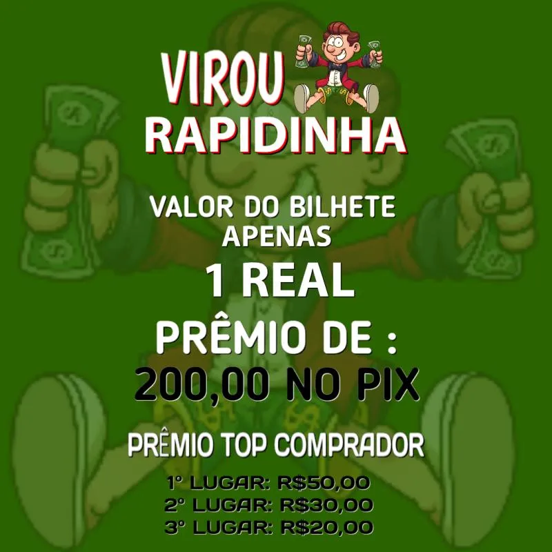 Imagem da campanha 200$ no pix