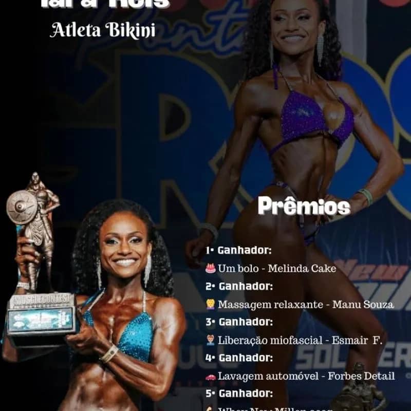 Imagem da campanha Rifa Iara - Atleta Bikini