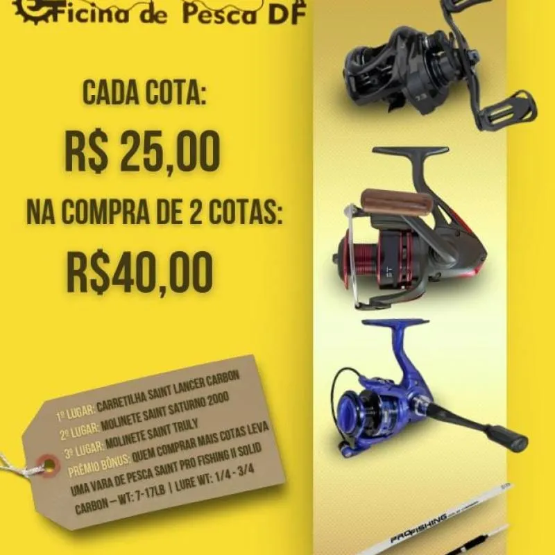 Imagem da campanha 5* AÇÃO DA SORTE OFICINA DE PESCA DF
