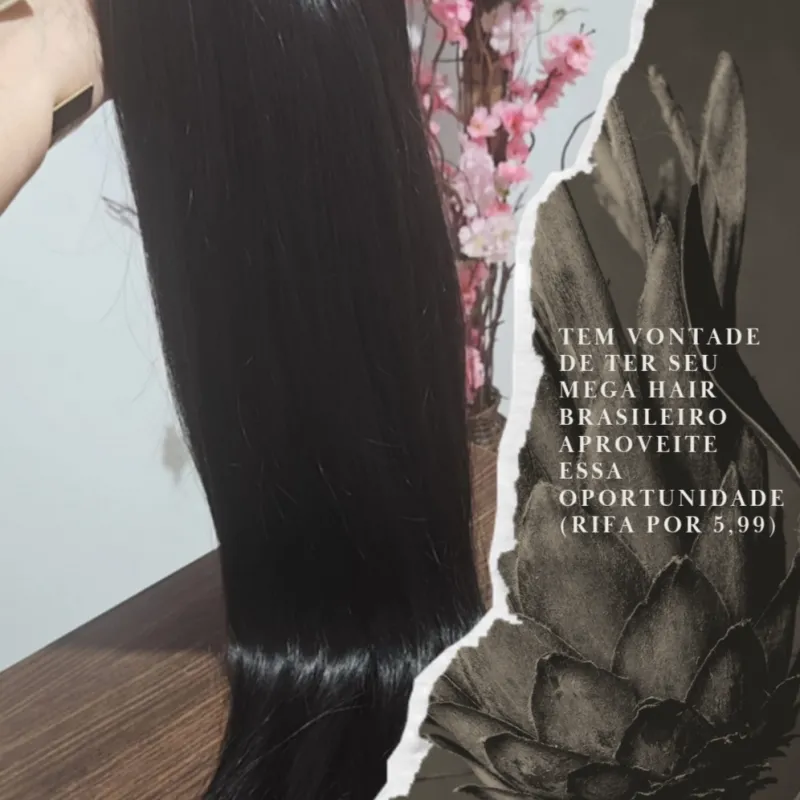 Imagem da campanha Mega Hair Brasileiro