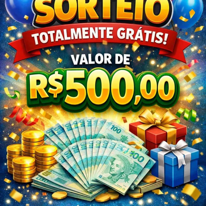 Imagem da campanha R$ 500,00 TOTALMENTE GRÁTIS