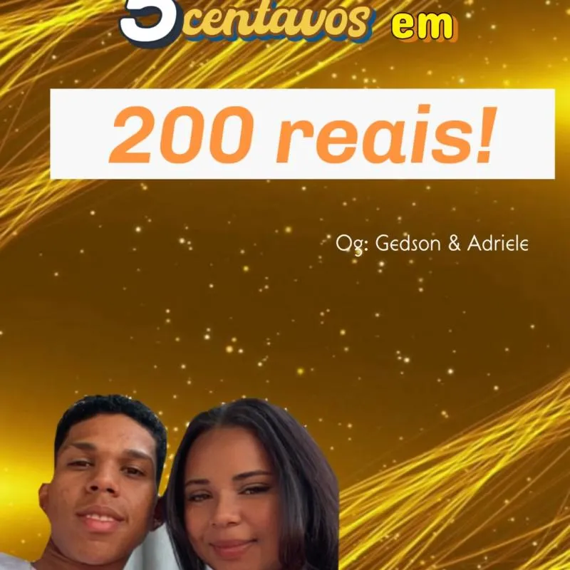 Imagem da campanha Transforme 5 centavos em 200 reais