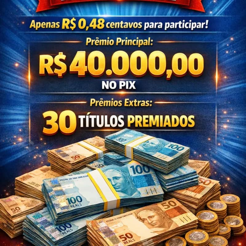 Imagem da campanha Rifa de r$ 40.000 no pix