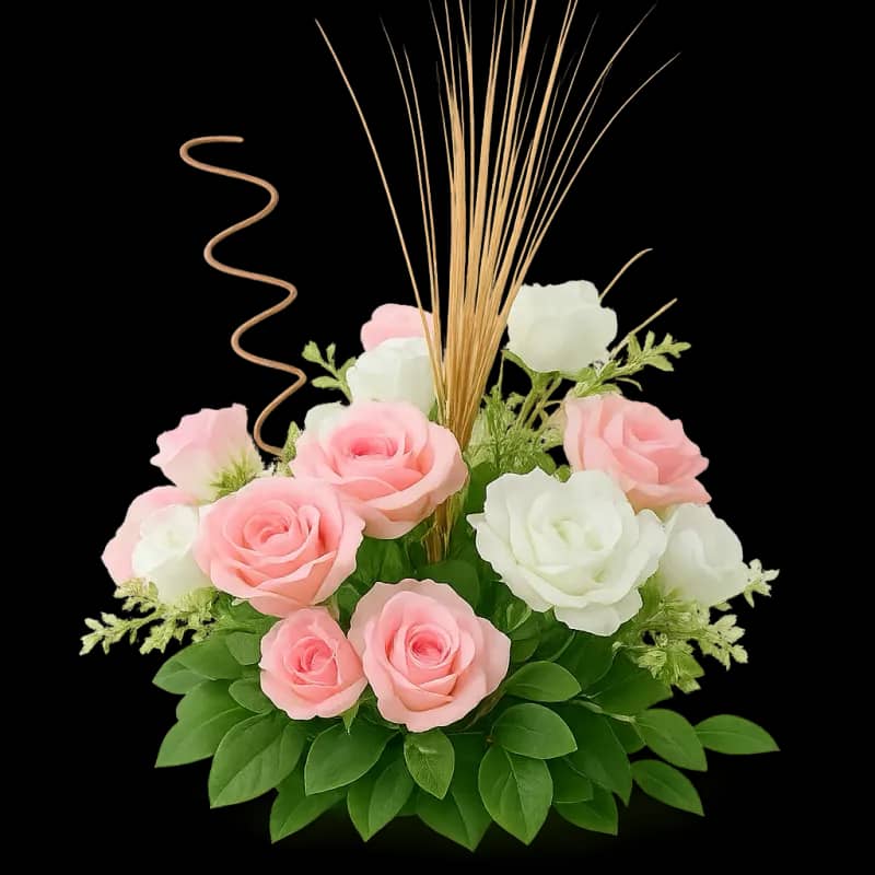 Imagem da campanha Rifa Dia das Mães – Arranjo de Flores