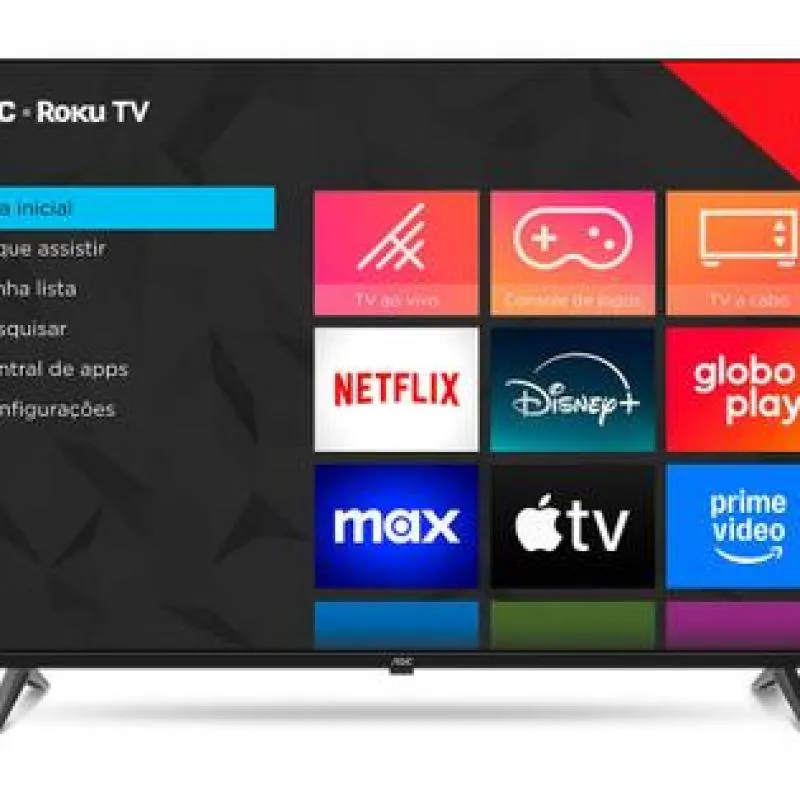 Imagem da campanha Smart TV 50" AOC 4K DLED Roku TV Quad Core OU MIL REAIS NO PIX
