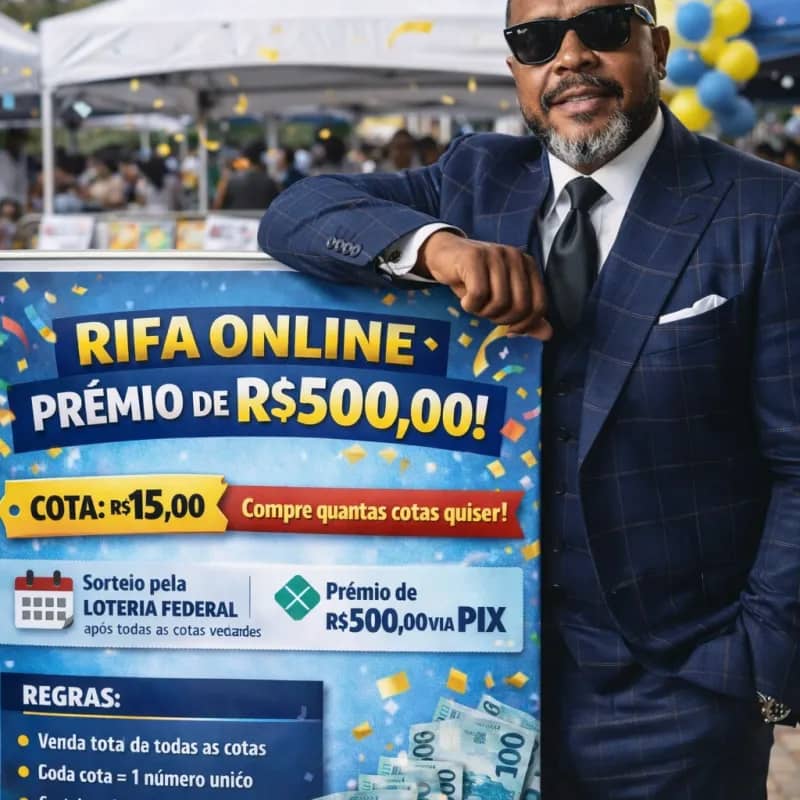 Imagem da campanha 500 reais no pix