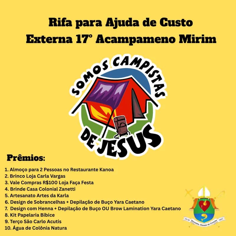 Imagem da campanha Rifa 17º Acamapamento Mirim