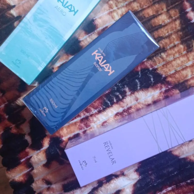 Imagem da campanha 3 perfumes natura