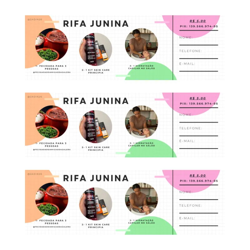 Imagem da campanha Rifa Gink Equipe 2