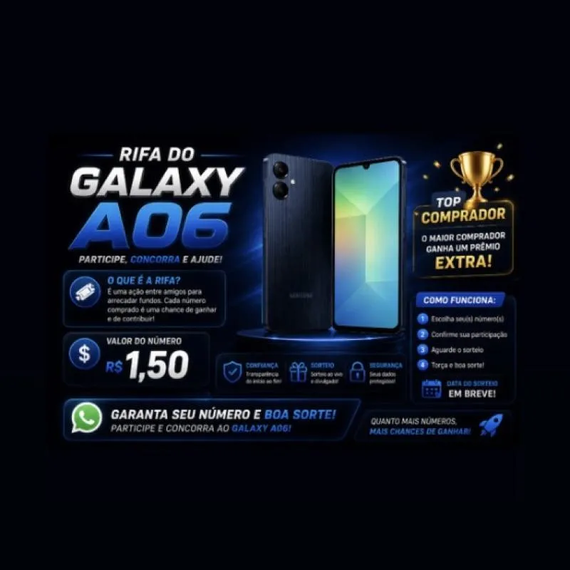 Imagem da campanha Galaxy A06