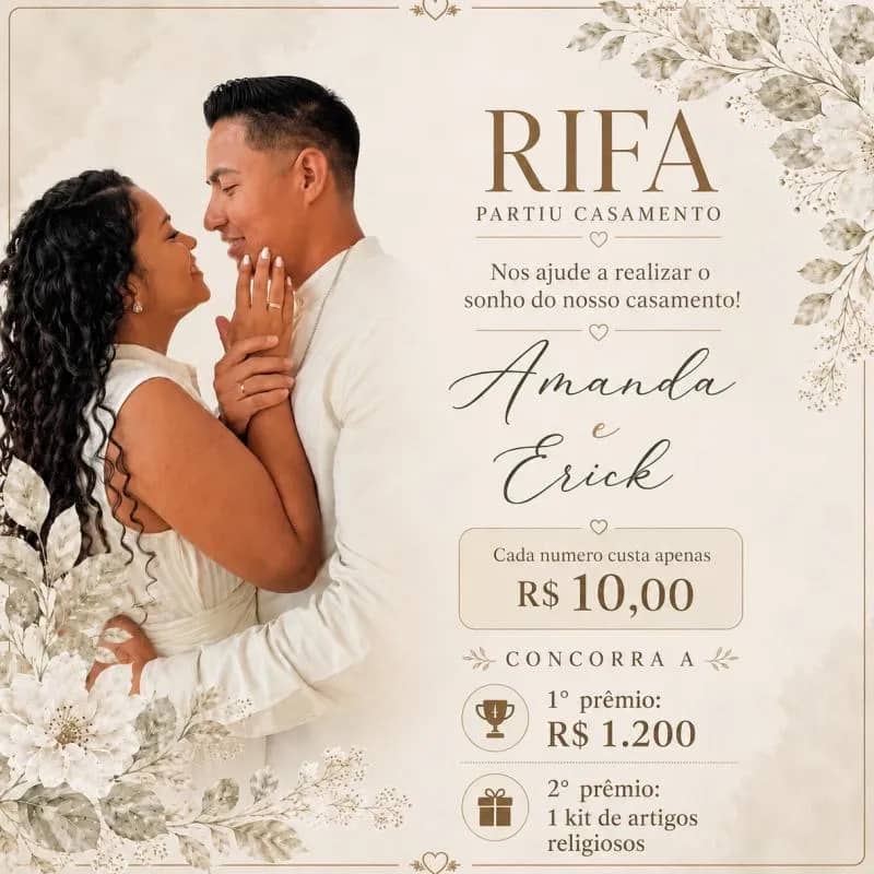 Imagem da campanha Campanha casamento Amanda e Erick