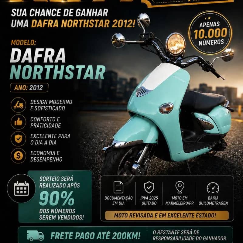 Imagem da campanha Dafra Northstar