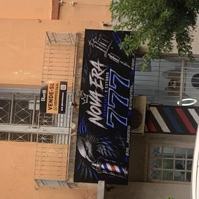 Imagem da campanha Rifa inauguração NOVA ERA barbearia e estúdio