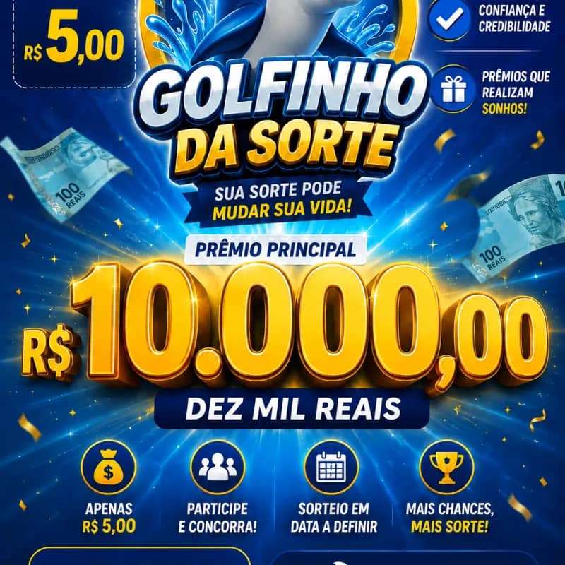 Imagem da campanha Golfinho da sorte