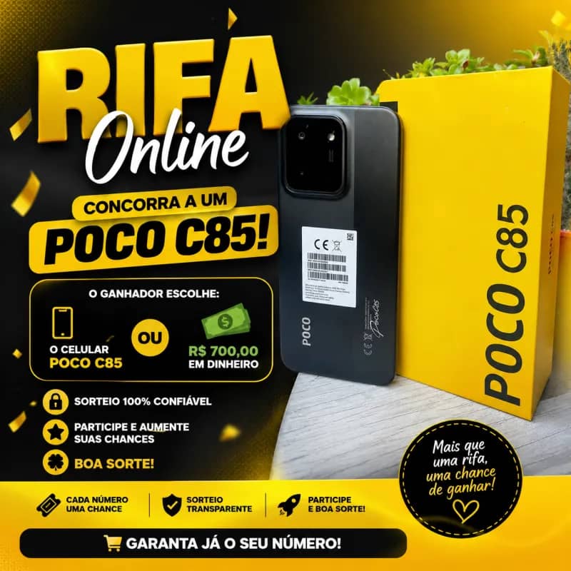Imagem da campanha Poco C85