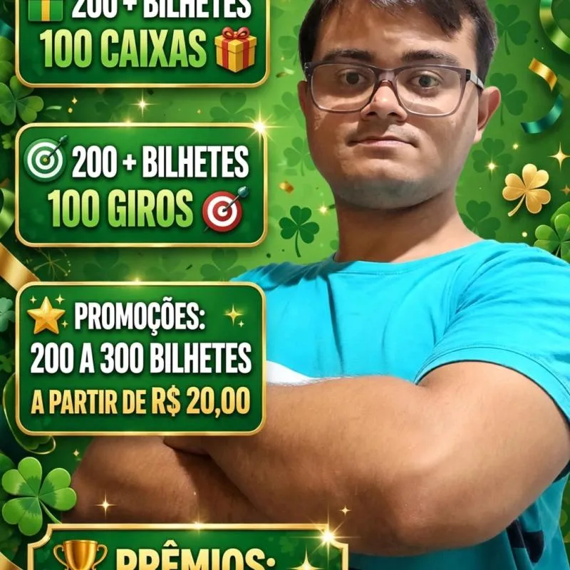 Imagem da campanha Rifa sorteio