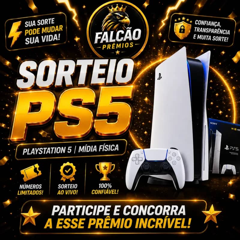 Imagem da campanha PLAYSTATION 5