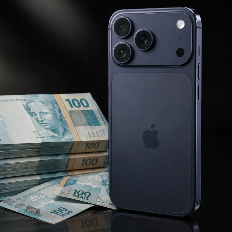 Imagem da campanha IPHONE 17PROMAX OU 8K no PIX
