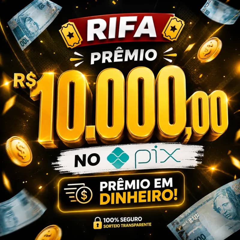 Imagem da campanha Rifa relâmpago