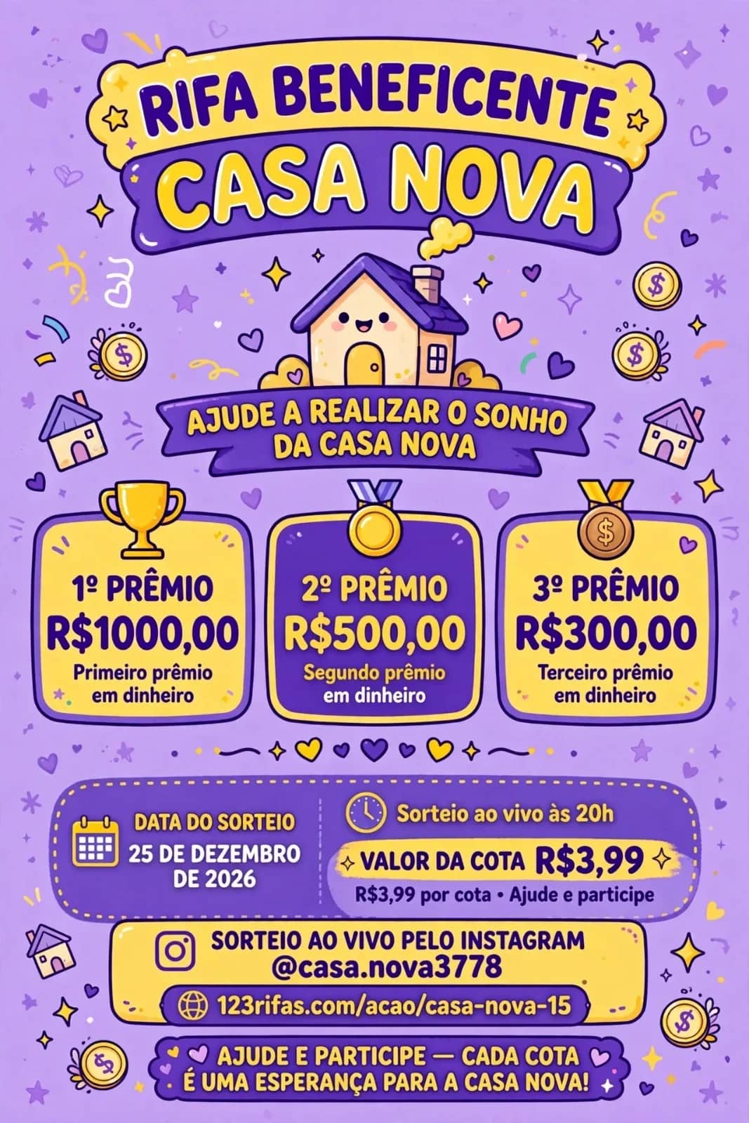 Imagem da campanha Casa Nova